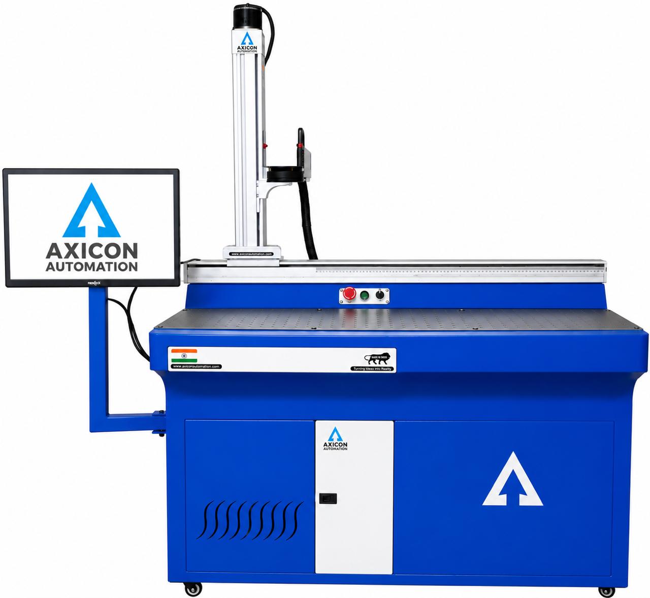 Axicon Customized Laser Marking Solution with Robotic Integration