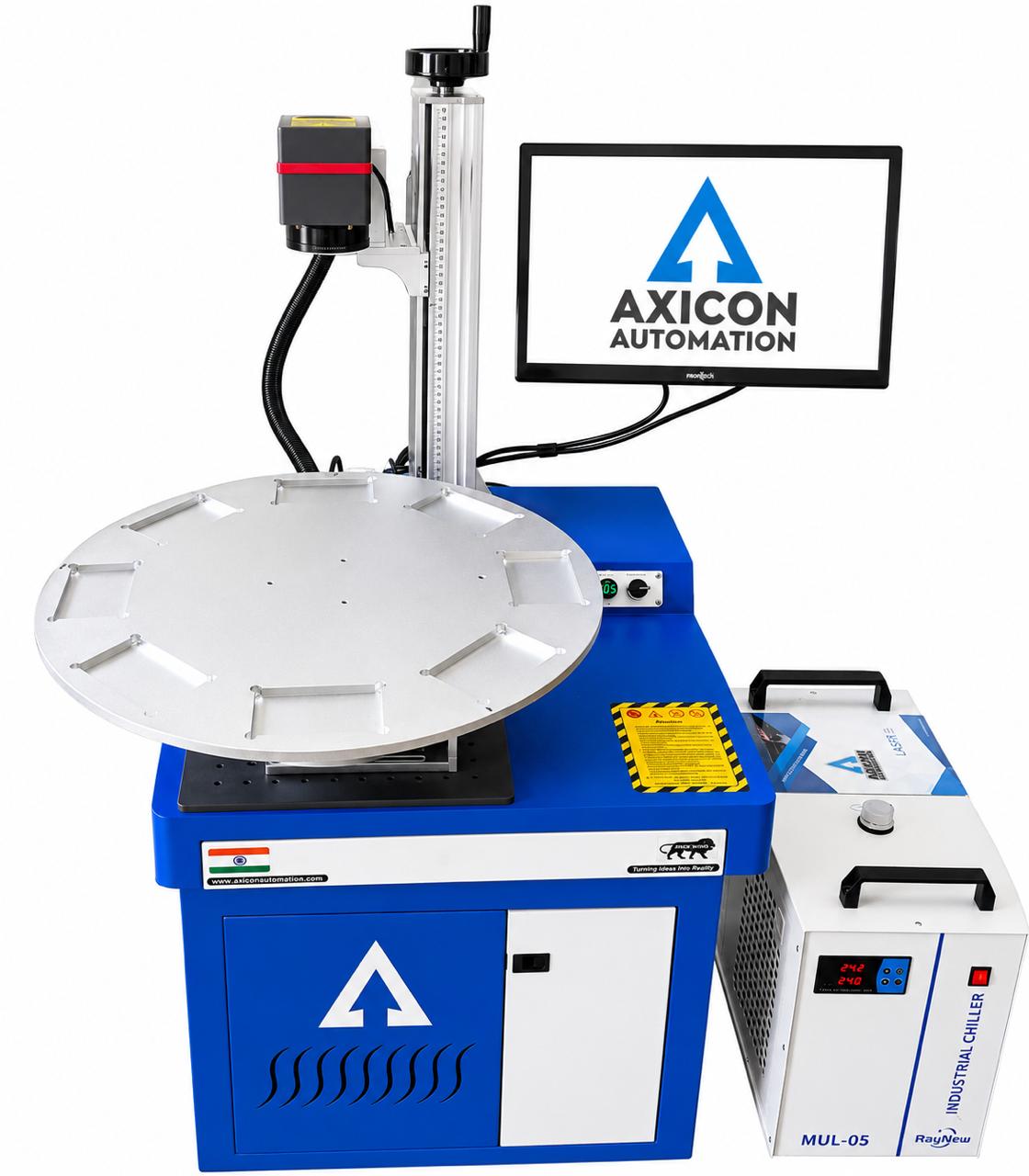 Fully Automated Industrial Laser Marking Station for High-Volume Production