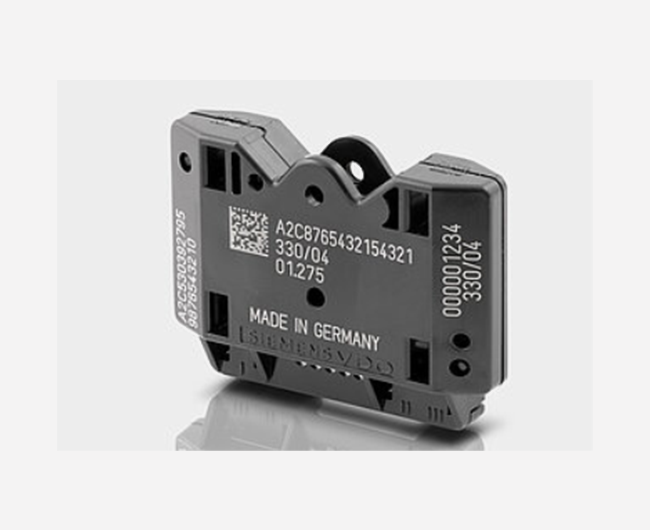 Sensitive Electronic Material marking via Cold UV Laser
